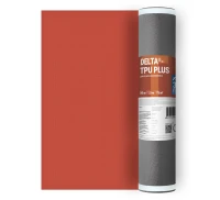 DELTA-TPU PLUS Подкровельная водозащитная плёнка с самоклеящейся полосой для крыш с однослойной вент DELTA-TPU PLUS Подкровельная водозащитная плёнка с самоклеящейся полосой для крыш с однослойной вент